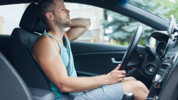 chronic low back pain on driving